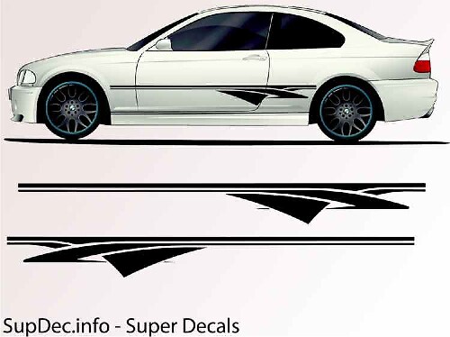 Vinilo Auto Body Graphics EXTERIOR OUTSIDE Decal sticker B107
