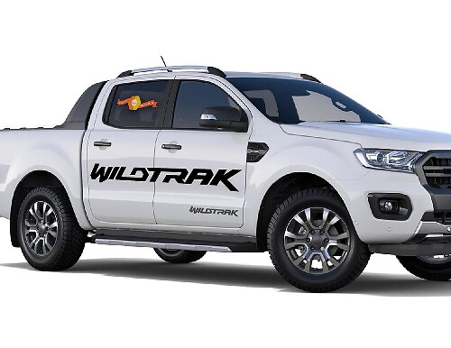 2X 2016-2018 FORD RANGER Wildtrak Puertas de vinilo Calcomanías Calcomanías Gráficos
