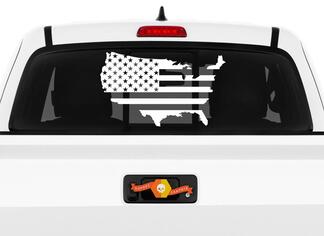 Bandera estadounidense EE. UU. EE. UU. Estados Unidos América Calcomanía Camión Ventana de coche
