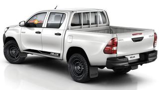 2X Toyota Hilux faldón lateral Calcomanías de vinilo gráficos rally sticker -1
