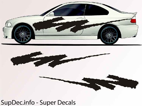 Vinilo Auto Body Graphics EXTERIOR OUTSIDE Decal sticker B706