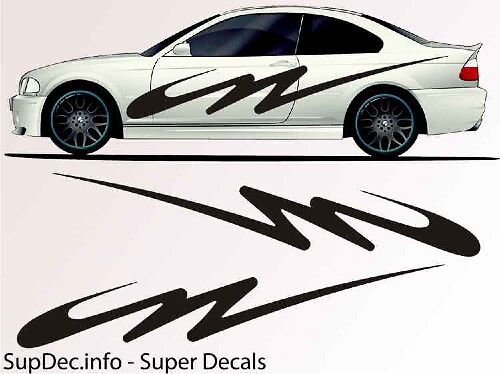 Vinilo Auto Body Graphics EXTERIOR OUTSIDE Decal sticker B710
