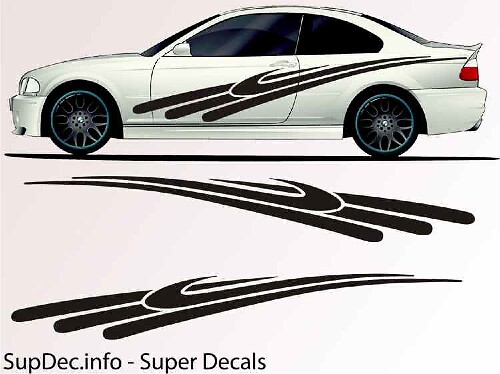 Vinilo Auto Body Graphics EXTERIOR OUTSIDE Decal sticker B712