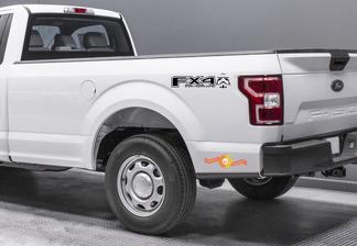 Calcomanías todoterreno Ford F150 f250 FX4 2015-2019 - Pegatinas todoterreno lado de la caja del camión
