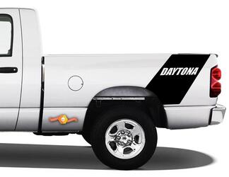 Daytona Dodge Ram 1500 Bed Side Racing - Adhesivo de vinilo con rayas traseras - 2
