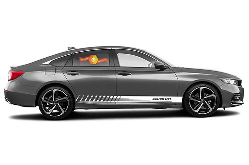 Pegatinas de vinilo con rayas para panel basculante de carreras para Honda Accord Sport
