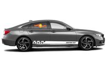 Pegatinas de vinilo con rayas para panel basculante de carreras para Honda Accord Sport
 4