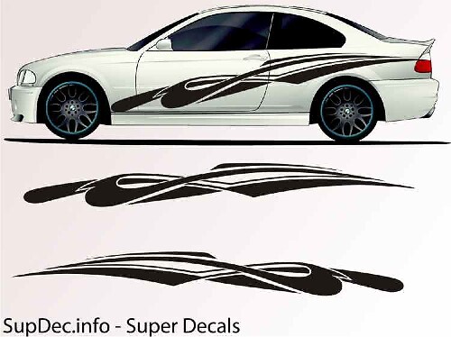 Vinilo Auto Body Graphics EXTERIOR OUTSIDE Decal sticker B723