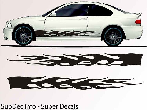 Vinilo Auto Body Graphics EXTERIOR OUTSIDE Decal sticker B733