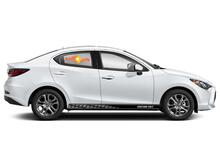 Pegatinas de vinilo con rayas de panel basculante de carreras para Toyota Yaris
 2