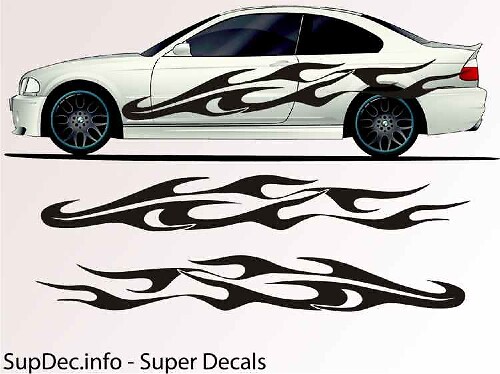Vinilo Auto Body Graphics EXTERIOR OUTSIDE Decal sticker B735