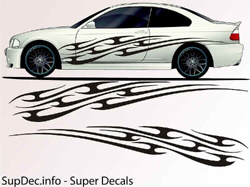 Vinilo Auto Body Graphics EXTERIOR OUTSIDE Decal sticker B737