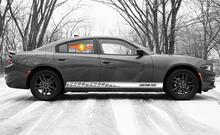 Calcomanías de vinilo con rayas de panel basculante de carreras para Dodge Charger SXT
 3