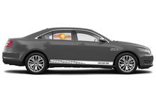 Calcomanías de vinilo con rayas de panel basculante de carreras para Ford Taurus
 2