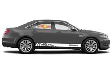 Calcomanías de vinilo con rayas de panel basculante de carreras para Ford Taurus
 3