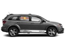 Calcomanías de vinilo con rayas de panel basculante de carreras para Dodge Journey
 3