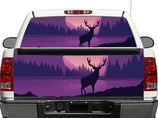 Deer Moose Graphics ventana trasera o portón trasero calcomanía pegatina camioneta SUV coche
