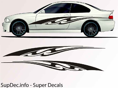 Vinilo Auto Body Graphics EXTERIOR OUTSIDE Decal sticker B746