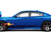 Kit de pegatinas gráficas de calcomanías de rayas laterales para DODGE CHARGER 2011-ahora
 2