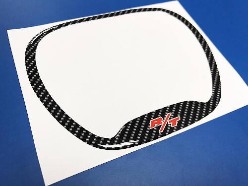 Anillo de Adorno Abombado para Volante R/T con Calcomanía para Dodge Challenger y Charger