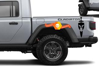 Par de adhesivos Jeep Gladiator 2020 para ambos lados
