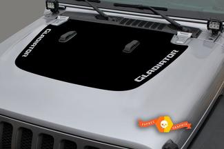 Jeep Gladiator Side JT Wrangler JL JLU Hood vinilo adhesivo kit de gráficos para 2018-2021 para ambos lados

