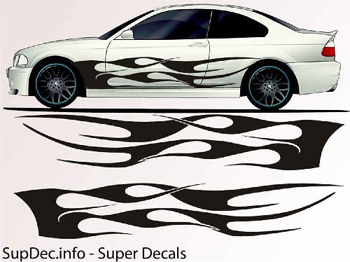 Vinilo Auto Body Graphics EXTERIOR OUTSIDE Decal sticker B752