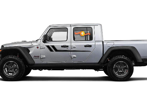 Kit de vinilos con doble contorno para las puertas para Jeep Gladiator y Wrangler
