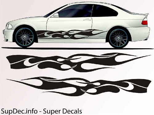 Vinilo Auto Body Graphics EXTERIOR OUTSIDE Decal sticker B754