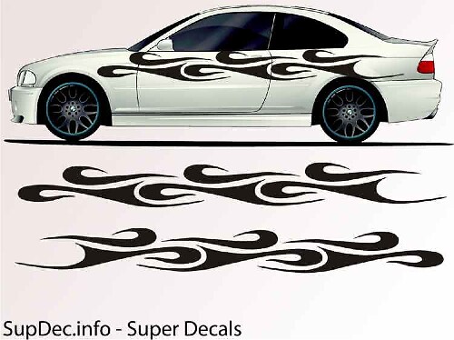 Vinilo Auto Body Graphics EXTERIOR OUTSIDE Decal sticker B756