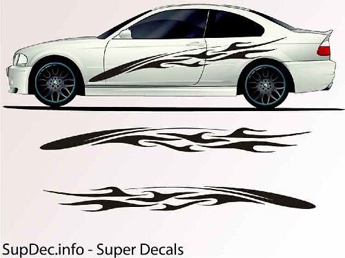Vinilo Auto Body Graphics EXTERIOR OUTSIDE Decal sticker B762