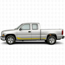 Vinilos de Rayas de Panel de Puerta y Moldura de Panal para Chevrolet Silverado 1500 GMT800 1999-2007_3