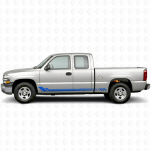 Vinilos de Rayas de Panel de Puerta y Moldura de Panal para Chevrolet Silverado 1500 GMT800 1999-2007_5