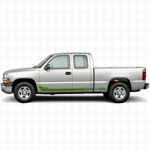 Vinilos de Rayas de Panel de Puerta y Moldura de Panal para Chevrolet Silverado 1500 GMT800 1999-2007_6