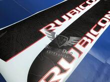 Par de pegatinas de mapa topográfico Jeep WRANGLER JK UNLIMITED RUBICON RECON
 3