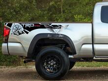 Kit de Calcomanías de Vinilo para Lateral de Cama TRD 4x4 Compass Mountain para Toyota Tacoma_2