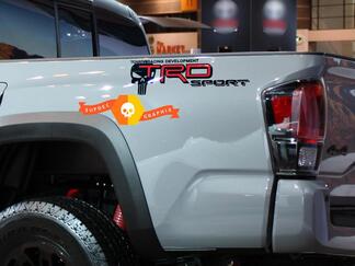 TRD Sport Punisher calcomanías pegatinas Toyota sport truck sticker gráficos Tacoma Tundra 4runner
