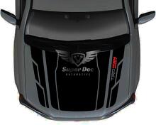 Kit de Vinilo Adhesivo para Capó Estilo TRD para Toyota 4Runner Gen5 Sin Tomas de Aire_3