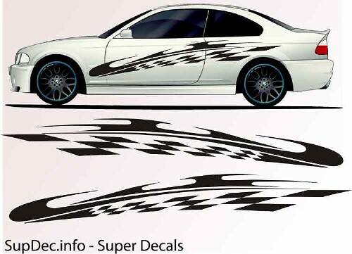 Vinilo Auto Body Graphics EXTERIOR OUTSIDE Decal sticker B774