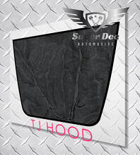 Vinilo decorativo para capó con mapa topográfico de camuflaje en negro para Jeep Wrangler y Gladiator_2