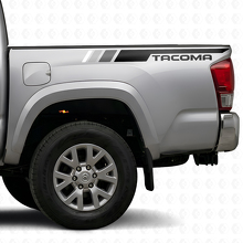 Juego de Calcomanías de Vinilo con Franja Lateral Estilo Vintage TRD para Toyota Tacoma_2