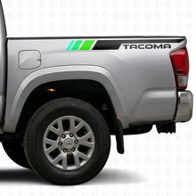 Juego de Calcomanías de Vinilo con Franja Lateral Estilo Vintage TRD para Toyota Tacoma_3