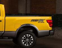 Calcomanías de vinilo traseras laterales PRO-4X Off Road para Nissan Titan_2