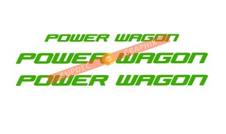 Kit de 2013 Dodge Ram Power Wagagon Wedsides y calcomanías de tailgate