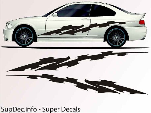 Vinilo Auto Body Graphics EXTERIOR OUTSIDE Decal sticker B785