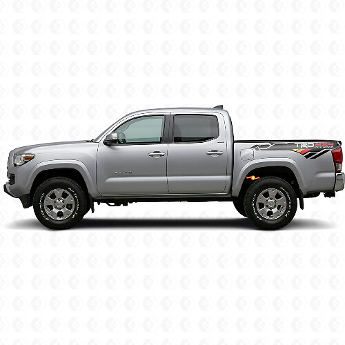 Calcomanía lateral trasera de vinilo estilo vintage TRD 4x4 para Tacoma Tundra