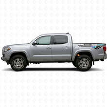 Pegatina de vinilo estilo vintage TRD 4x4 para panel lateral de cama Toyota Tacoma_2