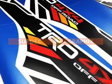 Calcomanías de vinilo laterales para cama TRD 4x4 PRO Sport Off Road de estilo antiguo vintage aptas para Tacoma 13-24 o Tundra 13-24
 2