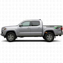Calcomanía lateral trasera de vinilo estilo vintage TRD 4x4 para Tacoma Tundra_3