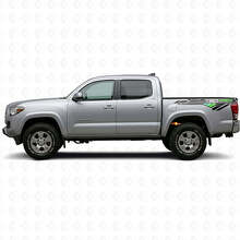 Calcomanía lateral trasera de vinilo estilo vintage TRD 4x4 para Tacoma Tundra_3
